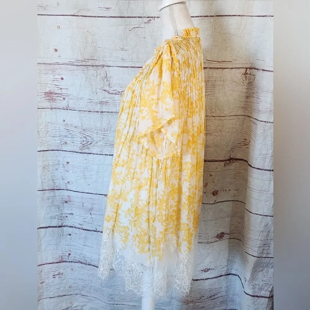 Free‎ People Marigold Print Tunic Dress Size Small
